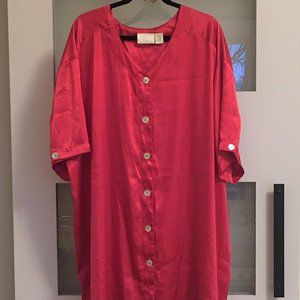 Hot Pink Silky Nighshirt